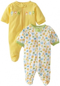 Gerber Unisex-Baby Newborn 2 Pack Zip Front Sleep and Play Gerber Unisex-Baby Newborn 2 Pack Zip Front Sleep and Play