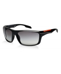 The high-performance distinctive Red Stripe logo of Prada Linea Rossa is a lifestyle sunwear collection created for the fashion-forward consumer. For those who wear sunglasses for competitive and noncompetitive sports and leisure, Prada Linea Rossa unites both active and leisure lifestyles in an eyewear collection, while holding fast to the unmistakable Prada style. The high-performance distinctive Red Stripe logo of Prada Linea Rossa is a lifestyle sunwear collection created for the fashion-forward consumer. For those who wear sunglasses for competitive and noncompetitive sports and leisure, Prada Linea Rossa unites both active and leisure lifestyles in an eyewear collection, while holding fast to the unmistakable Prada style.