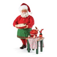 Department 56 Possible Dreams Santas Apple Pie Santa Figurine by Tom Brownin, 10.5-Inch Department 56 Possible Dreams Santas Apple Pie Santa Figurine by Tom Brownin, 10.5-Inch