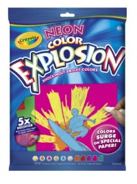 Crayola On The Go Color Explosion - Extreme Black Paper Crayola On The Go Color Explosion - Extreme Black Paper