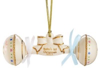 Lenox 2013 Babys 1st Christmas Rattle Ornament Lenox 2013 Babys 1st Christmas Rattle Ornament