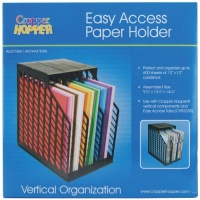 Advantus Cropper Hopper Easy Access Paper Holder, Black Advantus Cropper Hopper Easy Access Paper Holder, Black