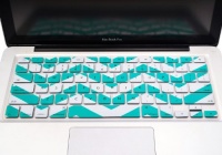 TopCase Chevron Zig-Zag Silicone Keyboard Cover Skin for Macbook 13 Unibody / Macbook Pro 13 15 17 with or Without Retina Display / Wireless Keyboard + Topcase Mouse Pad (AQUA BLUE) TopCase Chevron Zig-Zag Silicone Keyboard Cover Skin for Macbook 13 Unibody / Macbook Pro 13 15 17 with or Without Retina Display / Wireless Keyboard + Topcase Mouse Pad (AQUA BLUE)