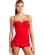 Seafolly Women's Matt Skirted Maillot