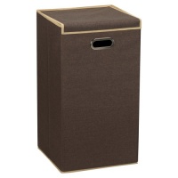 Household Essentials Cothes Hamper with Lid, Coffee Linen Household Essentials Cothes Hamper with Lid, Coffee Linen