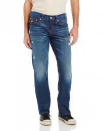 True Religion Men's Ricky Straight Leg Classic 5 Pocket Jean in Firebird