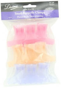 Diane Small Frosty Butterfly Clips, 9/bag Diane Small Frosty Butterfly Clips, 9/bag