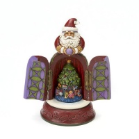 Jim Shore Heartwood Creek Santa with Hidden Christmas Tree Scene Figurine 7-1/2-Inch Jim Shore Heartwood Creek Santa with Hidden Christmas Tree Scene Figurine 7-1/2-Inch