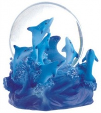 Snow Globe Dolphin Collection Desk Figurine Snow Globe Dolphin Collection Desk Figurine