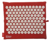 Saffron Red Hemp Travel-Sized Acupressure Massage Mat with carry-bag Saffron Red Hemp Travel-Sized Acupressure Massage Mat with carry-bag