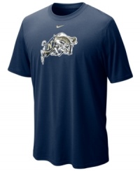 Keep team spirit rolling with this Navy Midshipmen NCAA t-shirt from Nike. Keep team spirit rolling with this Navy Midshipmen NCAA t-shirt from Nike.