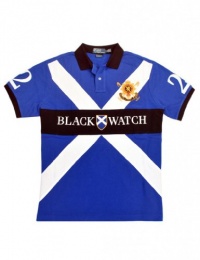 Polo Ralph Lauren Men's Custom-Fit Cross Black Watch Polo Polo Ralph Lauren Men's Custom-Fit Cross Black Watch Polo