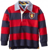 Tommy Hilfiger Boys 2-7 Long Sleeve Yale Rugby, Swim Navy, 04 Regular Tommy Hilfiger Boys 2-7 Long Sleeve Yale Rugby, Swim Navy, 04 Regular