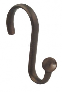 InterDesign Axis Shower Hook with Ball, Bronze, Set of 12 InterDesign Axis Shower Hook with Ball, Bronze, Set of 12