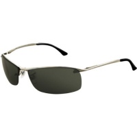 Ray-Ban RB3183 Active Lifestyle Outdoor Sunglasses/Eyewear w/ Free B&F Heart Sticker Bundle - Gunmetal/Grey Green / Size 63mm