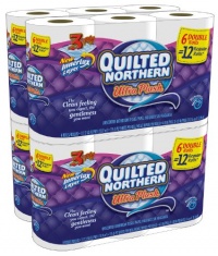 Quilted Northern Ultra Plush, Double Rolls, 24 Count Quilted Northern Ultra Plush, Double Rolls, 24 Count