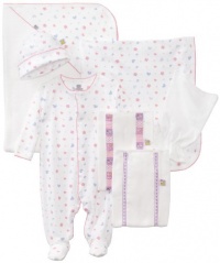 Noa Lily Baby-Girls Newborn Medium Gift Basket Set with Butterfly Theme, Pink, 6 Months Noa Lily Baby-Girls Newborn Medium Gift Basket Set with Butterfly Theme, Pink, 6 Months