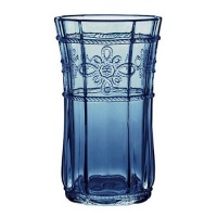Juliska Colette Hand Pressed Delft Blue Highball Glass Juliska Colette Hand Pressed Delft Blue Highball Glass