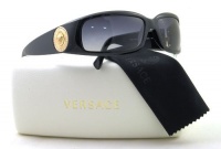 Versace VE4044B Shiny Black Gold / Gray (870/8G) Sunglasses Versace VE4044B Shiny Black Gold / Gray (870/8G) Sunglasses