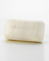 Now, the perfect cleanser changes shape, but not focus. Introducing Crema Straordinaria Sapone Foaming Bar for Face and Body. It's the luxurious cleanser you know, love and use everyday, now available in an easy to use bar. Designed to work together with Crema Straordinaria Da Giorno Day Treatment SPF 25 and Crema Straordinaria Tonico Balancing Softening Toner for total skin protection. This bar cleanser is formulated with bio-compatible micro-granules to purify and hydrate skin and leave it protected from the signs of aging. Its potent ingredients maintain the skin's natural moisture barrier while gently and thoroughly removing makeup and daily grime, leaving skin clarified, clean and calm. Available in a 11.5 oz. bar Now, the perfect cleanser changes shape, but not focus. Introducing Crema Straordinaria Sapone Foaming Bar for Face and Body. It's the luxurious cleanser you know, love and use everyday, now available in an easy to use bar. Designed to work together with Crema Straordinaria Da Giorno Day Treatment SPF 25 and Crema Straordinaria Tonico Balancing Softening Toner for total skin protection. This bar cleanser is formulated with bio-compatible micro-granules to purify and hydrate skin and leave it protected from the signs of aging. Its potent ingredients maintain the skin's natural moisture barrier while gently and thoroughly removing makeup and daily grime, leaving skin clarified, clean and calm. Available in a 11.5 oz. bar