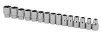 Stanley 89-339 1/2-Inch Drive 12-Point Professional Grade Metric Socket Set, 15-Piece Stanley 89-339 1/2-Inch Drive 12-Point Professional Grade Metric Socket Set, 15-Piece