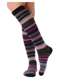 Womens Stripe Knee Socks Cashmere blend 9 Color Options Womens Stripe Knee Socks Cashmere blend 9 Color Options