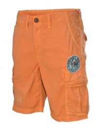 True Religion Men's Samuel Printed Patch Cargo Shorts