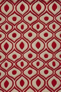 Momeni Bliss Red 8' x 10' Rug Momeni Bliss Red 8' x 10' Rug