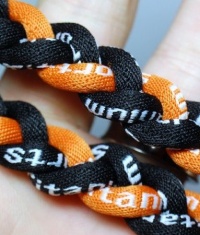 20 Black/Orange Titanium Sport Tornado Baseball/Softball Necklace 20 Black/Orange Titanium Sport Tornado Baseball/Softball Necklace