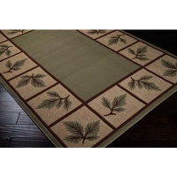 Surya Alfresco Woodland Indoor/Outdoor Area Rug - Sage Surya Alfresco Woodland Indoor/Outdoor Area Rug - Sage
