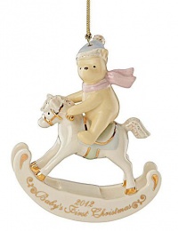 Lenox 2012 Winnie The Pooh Babys 1st Christmas Ornament Lenox 2012 Winnie The Pooh Babys 1st Christmas Ornament