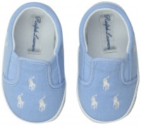 Ralph Lauren Layette Bal Harbour Repeat Slip-On (Infant/Toddler),Light Blue/White Ponies,3 M US Infant Ralph Lauren Layette Bal Harbour Repeat Slip-On (Infant/Toddler),Light Blue/White Ponies,3 M US Infant