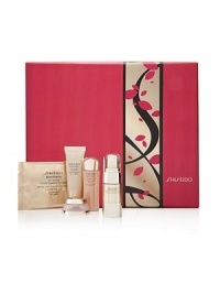 Bio-Performance Super Eye Contour Cream is a multi-benefit treatment that recharges the eye area with youthful looking vibrancy. Set includes: Bio-Performance Super Eye Contour Cream, 0.5 oz.; Benefiance Extra Creamy Cleansing Foam, 1 oz.; Benefiance WrinkleResist24 Balancing Softener Enriched, 0.5 oz.; NEW Bio-Performance Advanced Super Restoring Cream deluxe sample; Benefiance Pure Retinol Eye Mask 1 Application and facial service gift certificate. Made in Japan. Bio-Performance Super Eye Contour Cream is a multi-benefit treatment that recharges the eye area with youthful looking vibrancy. Set includes: Bio-Performance Super Eye Contour Cream, 0.5 oz.; Benefiance Extra Creamy Cleansing Foam, 1 oz.; Benefiance WrinkleResist24 Balancing Softener Enriched, 0.5 oz.; NEW Bio-Performance Advanced Super Restoring Cream deluxe sample; Benefiance Pure Retinol Eye Mask 1 Application and facial service gift certificate. Made in Japan.