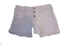 Ralph Lauren Cut-off Jean Shorts Girls Size 6x White Ralph Lauren Cut-off Jean Shorts Girls Size 6x White
