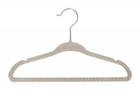 Delta 30 Count Set of Kids Velvet Hanger, Beige