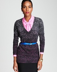 Get in step with the fashion pack with this C by Bloomingdale's tunic, touting a roaring mix of ombre and leopard print. Get in step with the fashion pack with this C by Bloomingdale's tunic, touting a roaring mix of ombre and leopard print.