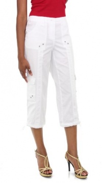 Style&co. Pants, Women's Cropped Straight-Leg Cargo Capri