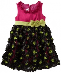 Bonnie Jean Girls 2-6X Satin Bodice And Band To Bonaz Skirt Bonnie Jean Girls 2-6X Satin Bodice And Band To Bonaz Skirt