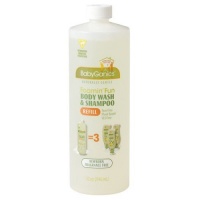 BabyGanics Foamin' Fun Foaming Body Wash & Shampoo, Gentle Newborn Formula, Fragrance Free, Refill, 33.8-Fluid Oz Bottle BabyGanics Foamin' Fun Foaming Body Wash & Shampoo, Gentle Newborn Formula, Fragrance Free, Refill, 33.8-Fluid Oz Bottle