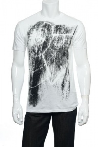 Alfani White Pure (white with black) Graphic SS T-Shirt Alfani White Pure (white with black) Graphic SS T-Shirt