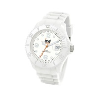 Ice-Watch Unisex SI.WE.U.S.09 Sili Collection White Plastic and Silicone Watch Ice-Watch Unisex SI.WE.U.S.09 Sili Collection White Plastic and Silicone Watch