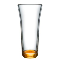 ORREFORS CRYSTAL KARIM RASHID TRE Vase amber ORREFORS CRYSTAL KARIM RASHID TRE Vase amber