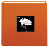 Pioneer 200 Pocket Fabric Frame Cover Photo Album, Tangerine Orange Pioneer 200 Pocket Fabric Frame Cover Photo Album, Tangerine Orange