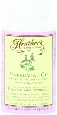 Heather's Tummy Tamers Peppermint Oil Capsules (90 per bottle) for IBS Heather's Tummy Tamers Peppermint Oil Capsules (90 per bottle) for IBS