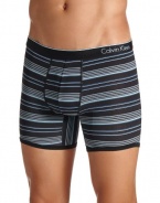 Calvin Klein Men's Ck One Micro Boxer Brief, Armstrong Stripe, Large