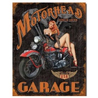 Legends - Motorhead Garage Tin Sign , 12x16 Legends - Motorhead Garage Tin Sign , 12x16