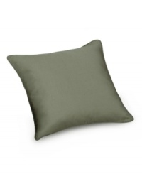 Featuring a narrow pinstripe weave in solid hues, Sure Fit's Logan decorative pillow gives your furniture a bold new look. Featuring subtle textured detail and machine washable ease. Featuring a narrow pinstripe weave in solid hues, Sure Fit's Logan decorative pillow gives your furniture a bold new look. Featuring subtle textured detail and machine washable ease.