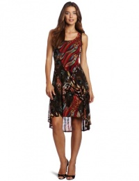 Karen Kane Women's Extended Back Tank Dress, Print, Medium Karen Kane Women's Extended Back Tank Dress, Print, Medium