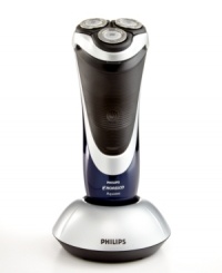 It's smooth shaving from here on out. Dual precision blades feature an innovative design that conquers long hair and stubble to get an up close & personal shave that lasts even longer. Equipped with flexing heads that automatically adjust to the contours of your face and neck, this shaver has wet and dry functionality that is great for shaving with or without gel It's smooth shaving from here on out. Dual precision blades feature an innovative design that conquers long hair and stubble to get an up close & personal shave that lasts even longer. Equipped with flexing heads that automatically adjust to the contours of your face and neck, this shaver has wet and dry functionality that is great for shaving with or without gel