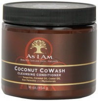 As I Am Coconut Cowash Cleansing Conditioner, 16 Ounce As I Am Coconut Cowash Cleansing Conditioner, 16 Ounce